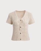 Women's Polyester Knit Sweater Tops - RIHOAS
