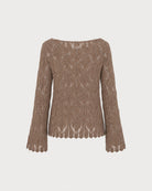 Women's Polyester Knit Sweater - RIHOAS - 02