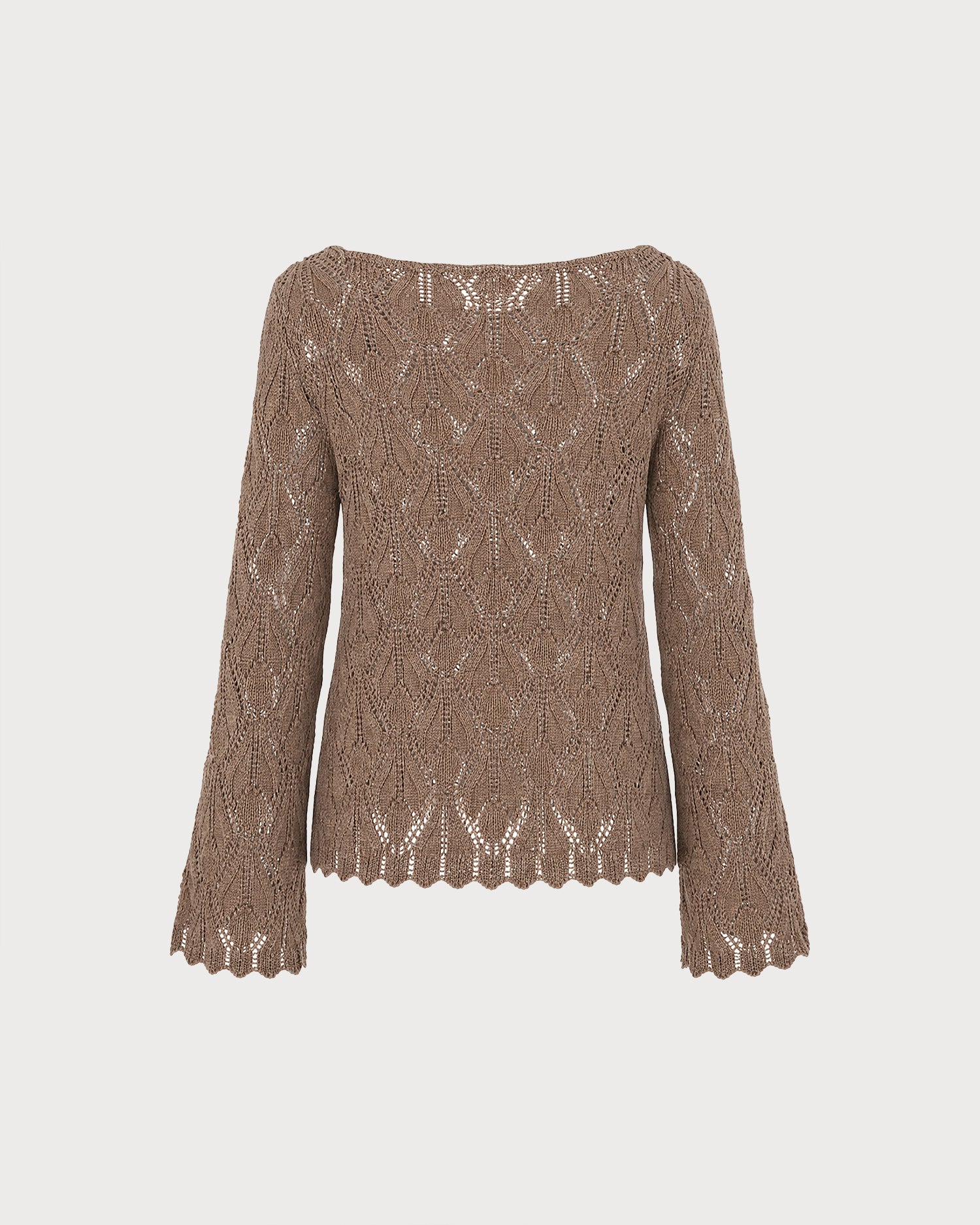 Women's Polyester Knit Sweater - RIHOAS - 02