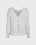 Women's Polyester Knit Sweater - RIHOAS - 05