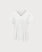 Women's Polyester Knit Top Tops - RIHOAS