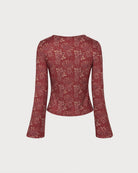 Women's Polyester Knit Top - RIHOAS - 03