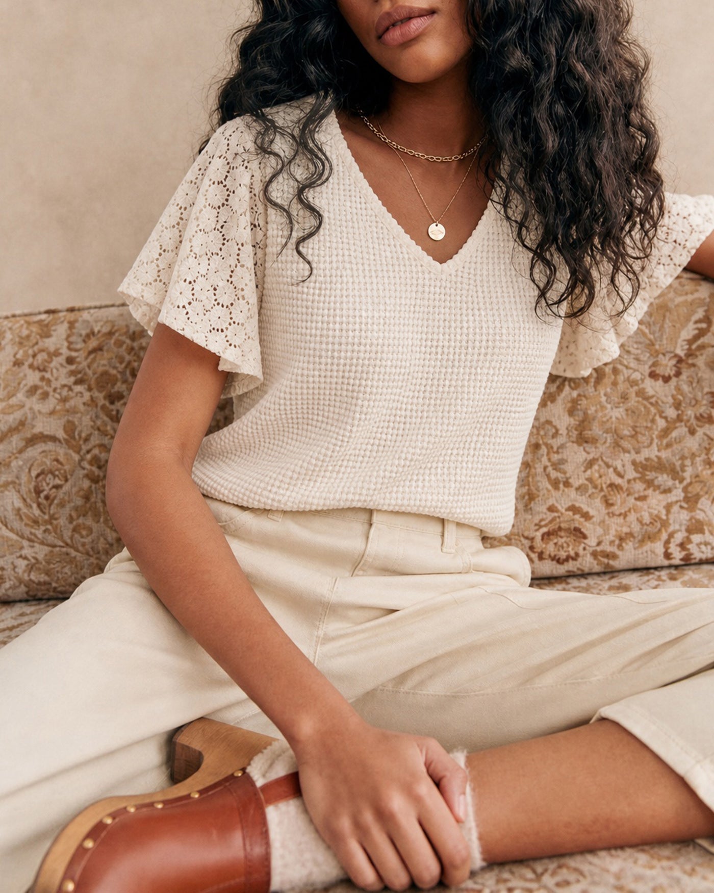 Women's Polyester Knit Top Tops - RIHOAS