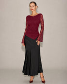 Women's Polyester Knit Top - RIHOAS