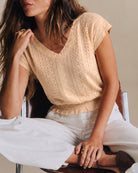 Women's Polyester Knit Top Tops - RIHOAS