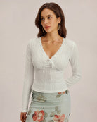 Women's Polyester Knit Top - RIHOAS - 02