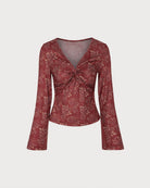 Women's Polyester Knit Top - RIHOAS - 02