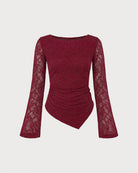 Women's Polyester Knit Top - RIHOAS - 01
