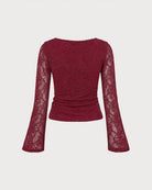 Women's Polyester Knit Top - RIHOAS - 02