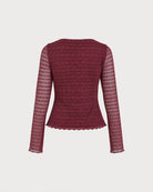 Women's Polyester Knit Top - RIHOAS - 03