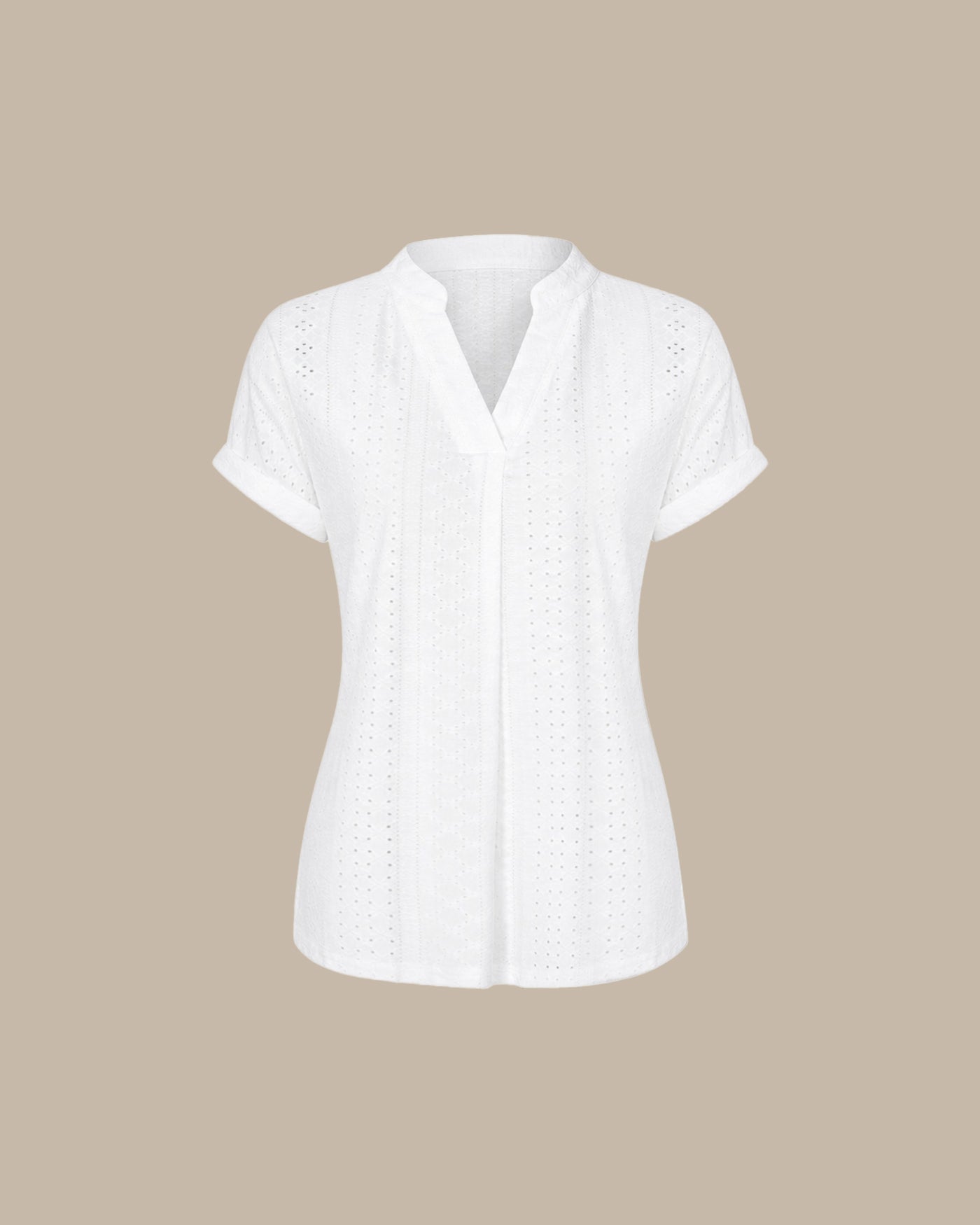 Women's Polyester Knit Top Tops - RIHOAS