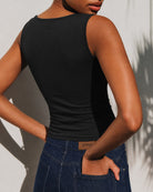 Women's Polyester Knit Top Tops - RIHOAS