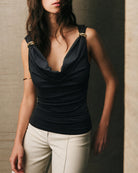 Women's Polyester Knit Top Tops - RIHOAS