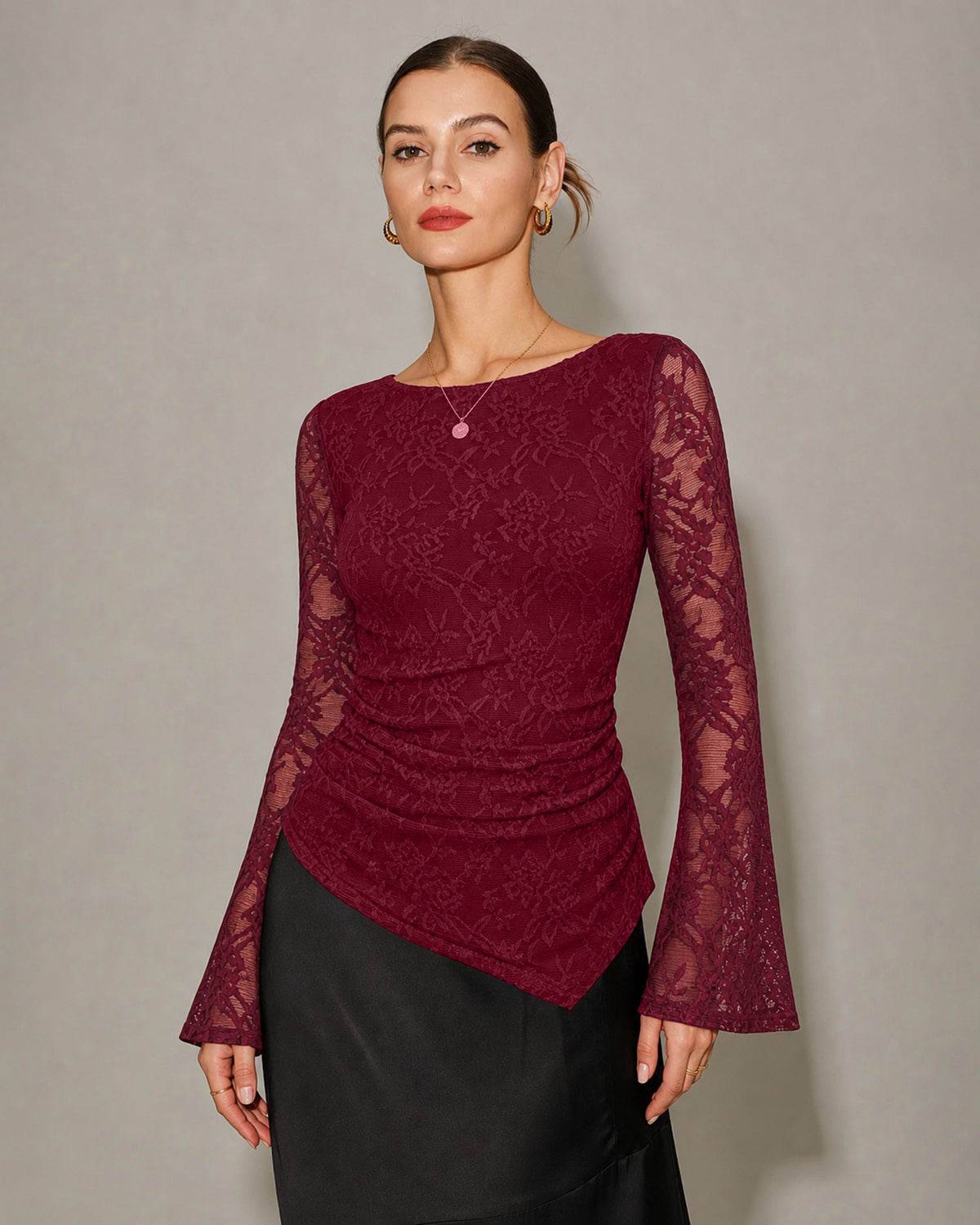 Women's Polyester Knit Top - RIHOAS