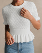 Women's Polyester Knit Top Tops - RIHOAS