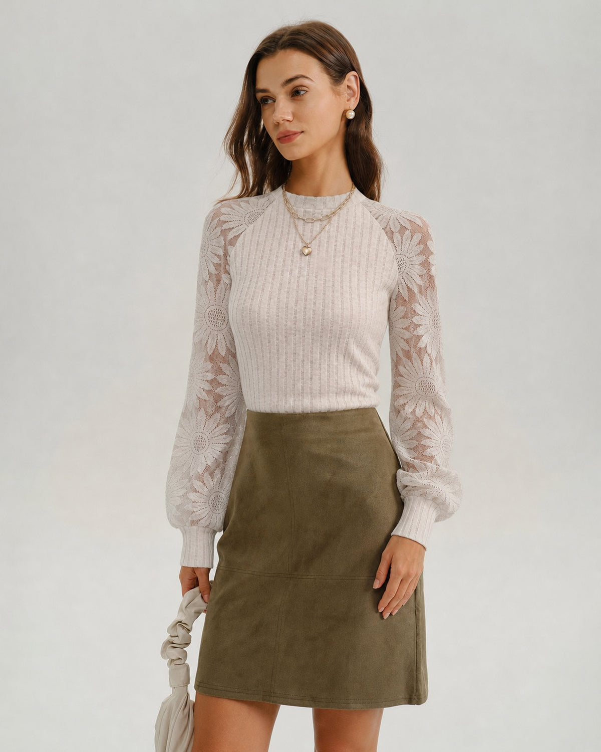 Women's Polyester Knit Top - RIHOAS - 01