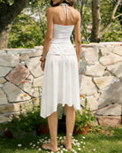Women's Polyester Knit Two-Piece Skirt Set Two-Piece Outfits - RIHOAS