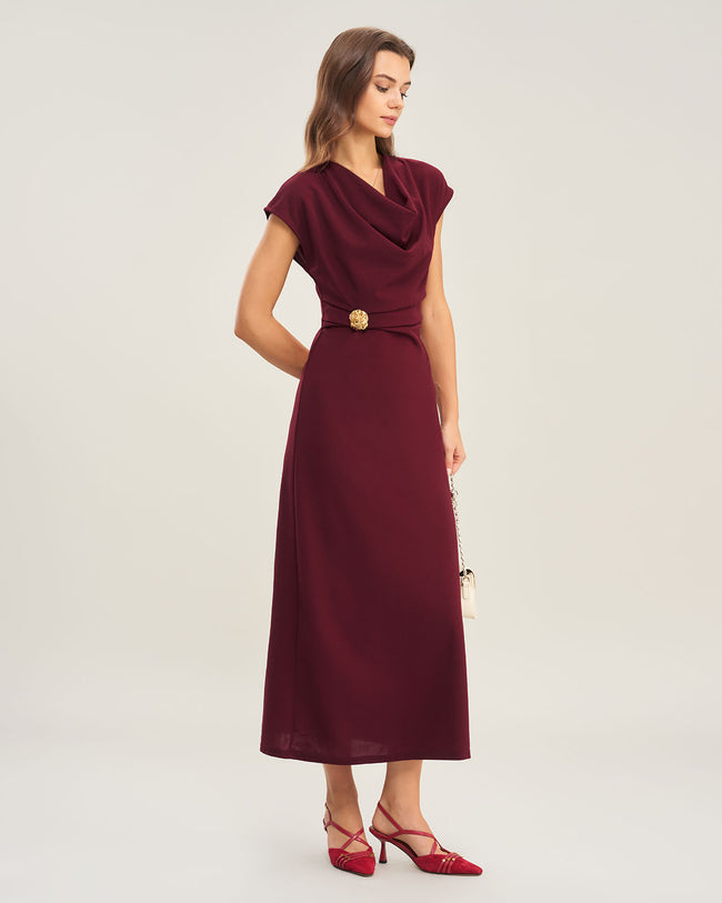 Women's Polyester Maxi Dress Dresses - RIHOAS