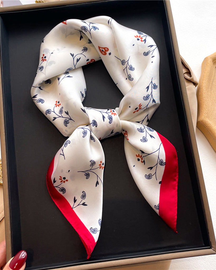 Women's Silk Scarves Apricot Scarves - RIHOAS