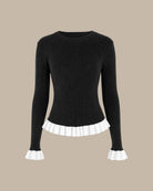 Women's Viscose Knit Sweater - RIHOAS - 01