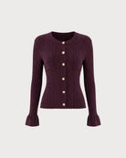 Women's Viscose Knit Sweater - RIHOAS - 02
