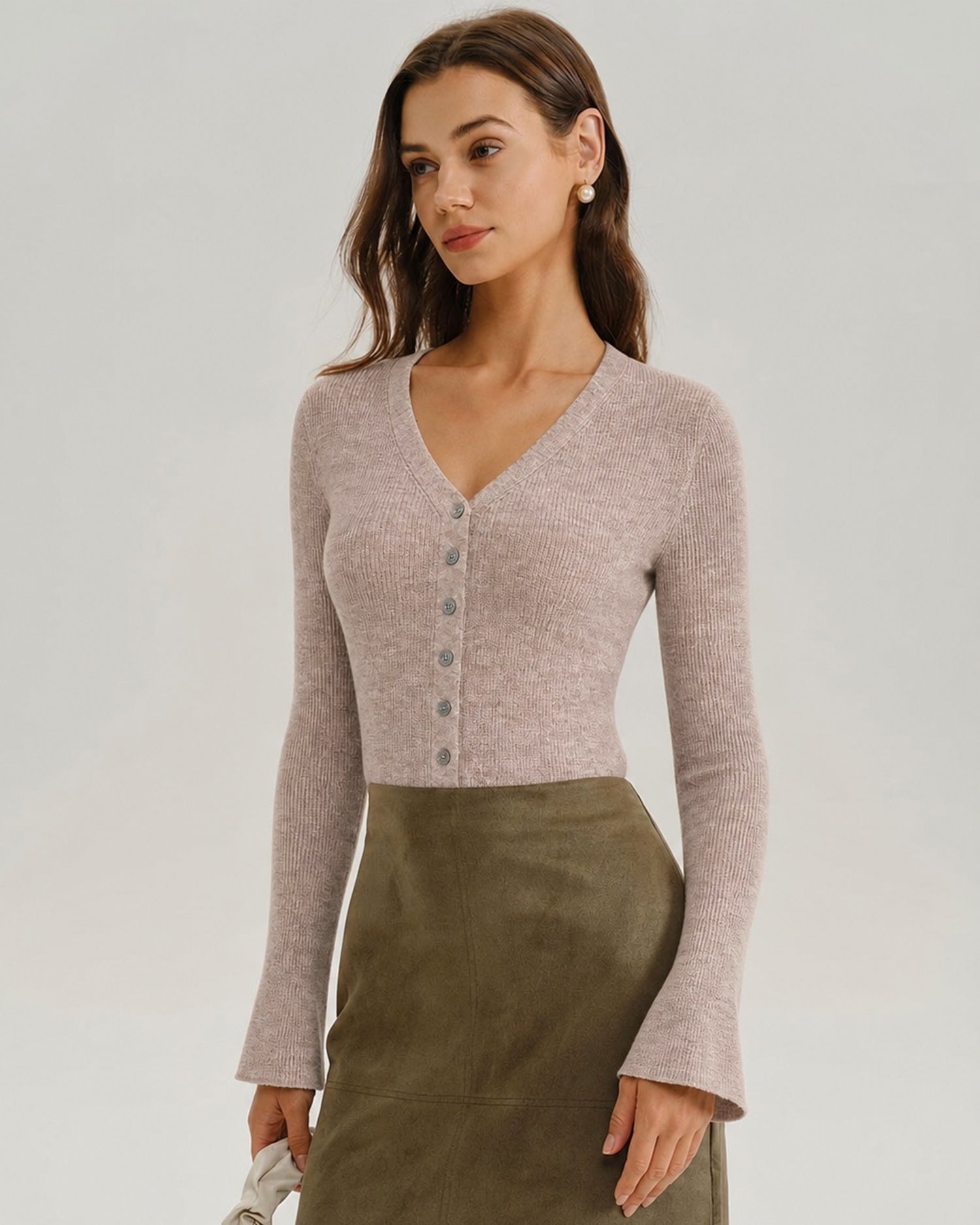 Women's Viscose Knit Sweater - RIHOAS