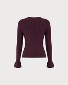 Women's Viscose Knit Sweater - RIHOAS - 03