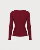 Women's Viscose Knit Sweater - RIHOAS - 04