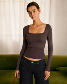 Women's Viscose Knit Sweater - RIHOAS - 01