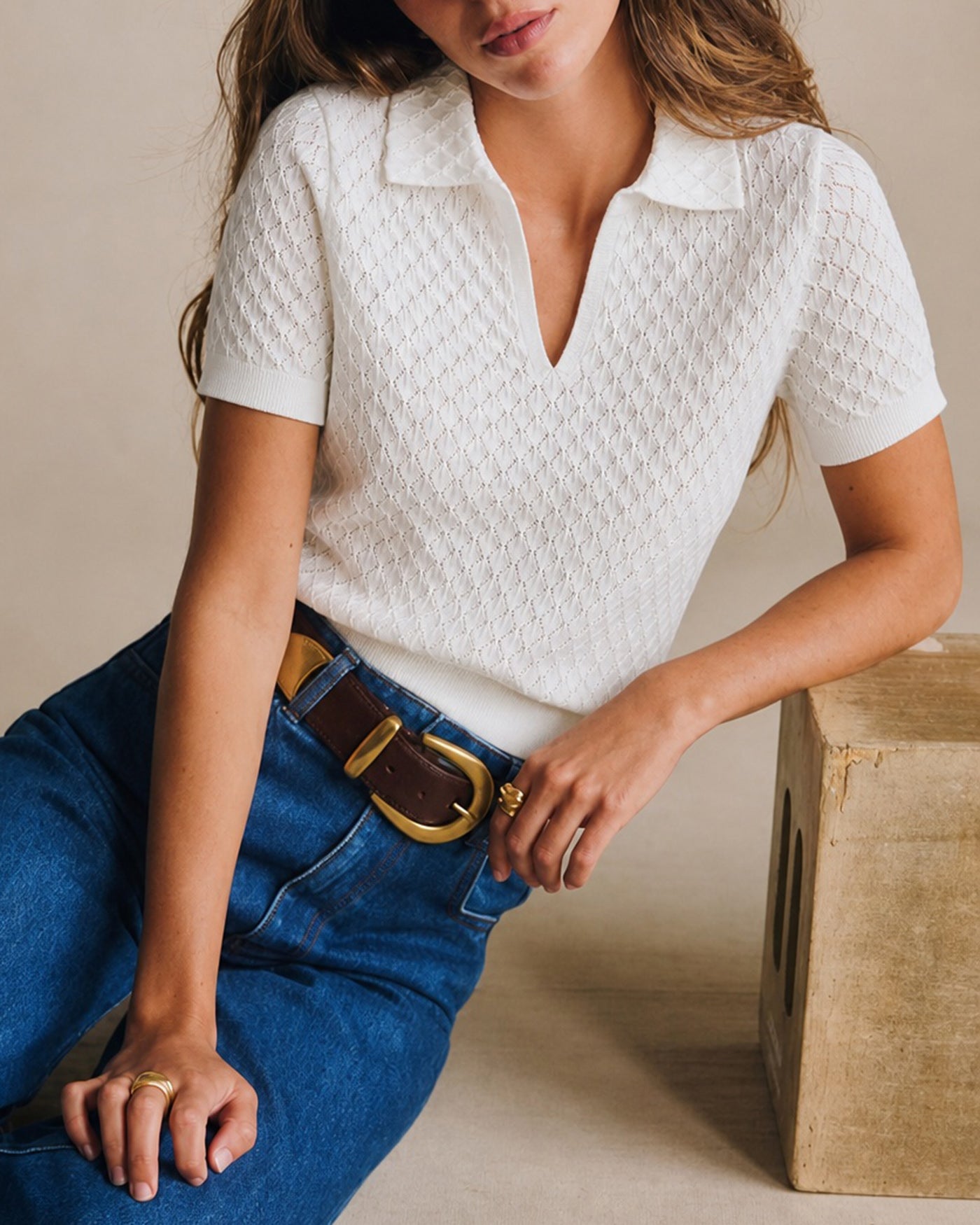 Women's Viscose Knit Sweater Tops - RIHOAS