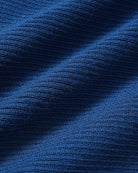 Blue Round Neck Textured Knit Sweater 04