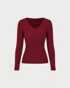 Women's Viscose Knit Sweater - RIHOAS - 03