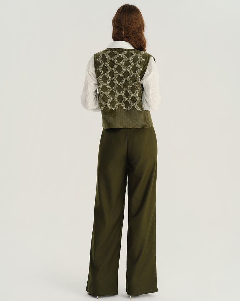Women's Woolen Acrylic Vest Tops - RIHOAS