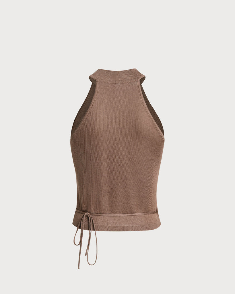 Women's woolen nylon  Tank Tops Tops - RIHOAS