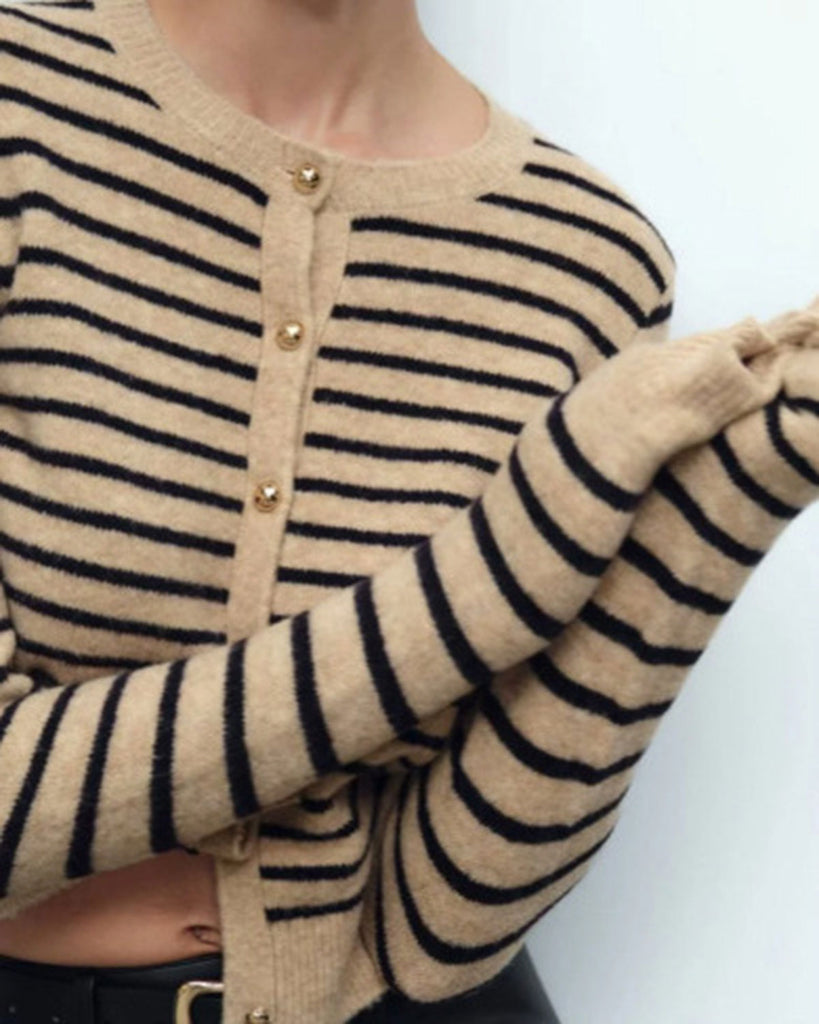 Women's Woolen Polyester Cardigan Tops - RIHOAS