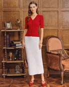 Women's Woolen Polyester Cardigan Tops - RIHOAS