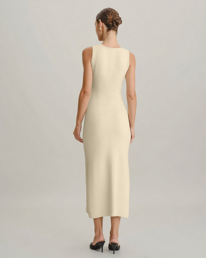 Women's Woolen Polyester Sweater Dress Dresses - RIHOAS