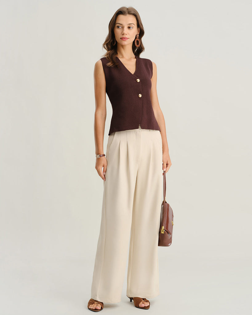 Women's Woolen Polyester Top Tops - RIHOAS