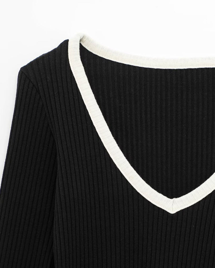 Women's Woolen Polyester Top Tops - RIHOAS
