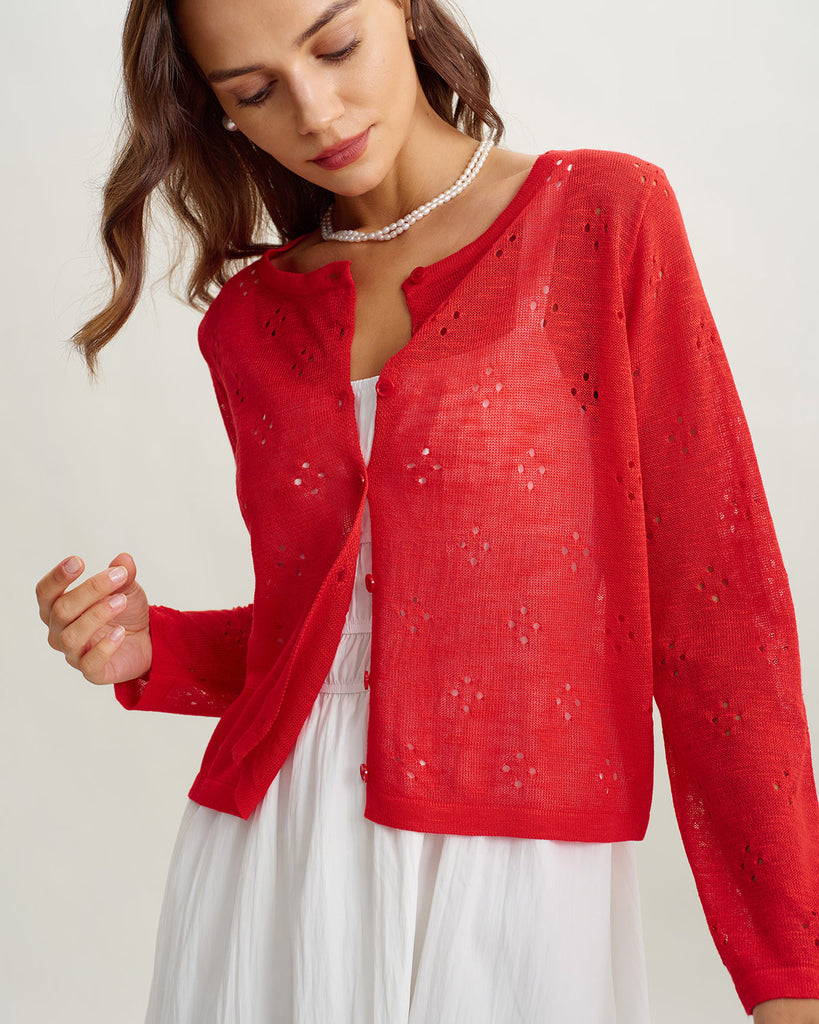 Women's Woolen Viscose Cardigan Tops - RIHOAS