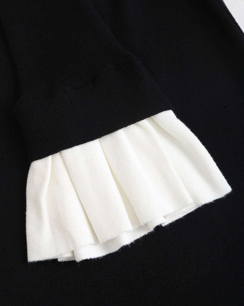 Women's Woolen Viscose Sweater Dress Dresses - RIHOAS