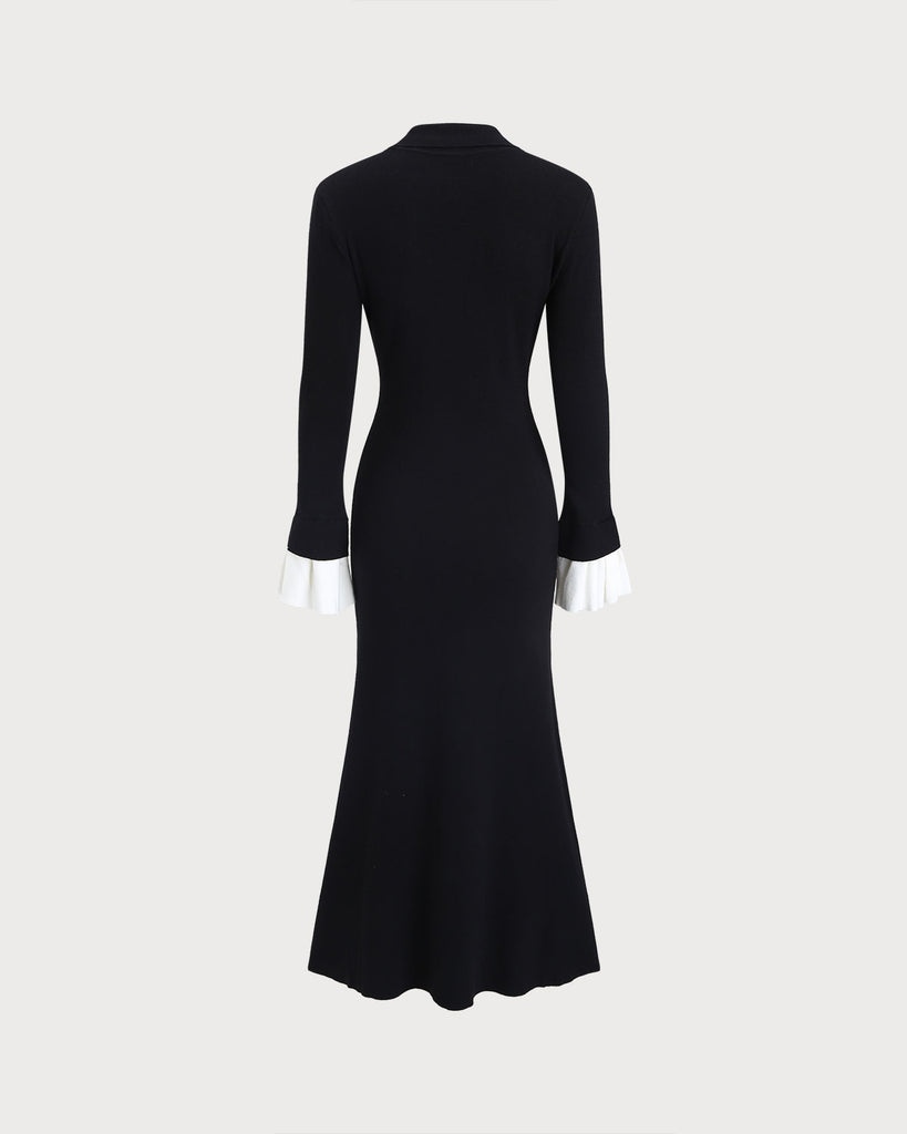 Women's Woolen Viscose Sweater Dress Dresses - RIHOAS
