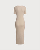 Women's Woolen Viscose  Sweater Dresses Dresses - RIHOAS