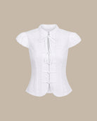 Women's Woven Cotton Blouses Tops - RIHOAS