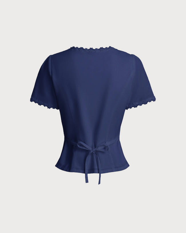 Women's Woven Cotton Blouses Tops - RIHOAS