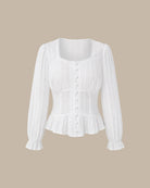 Women's Woven Cotton Blouses - RIHOAS