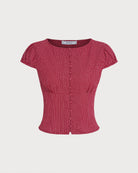 Women's Woven Cotton Blouses Tops - RIHOAS
