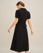 Women's Woven Cotton Blouses Tops - RIHOAS