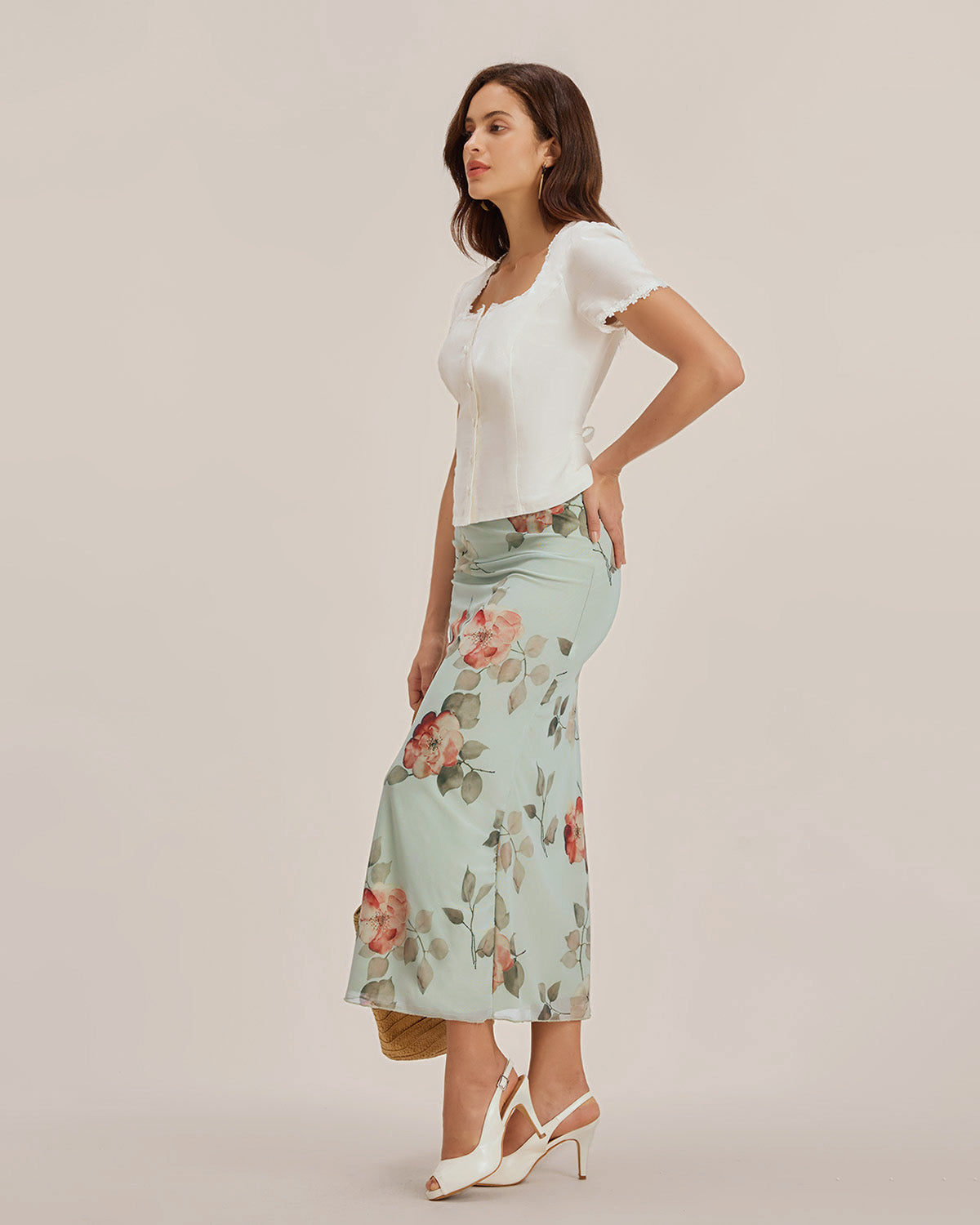 Women's Woven Cotton Blouses Tops - RIHOAS