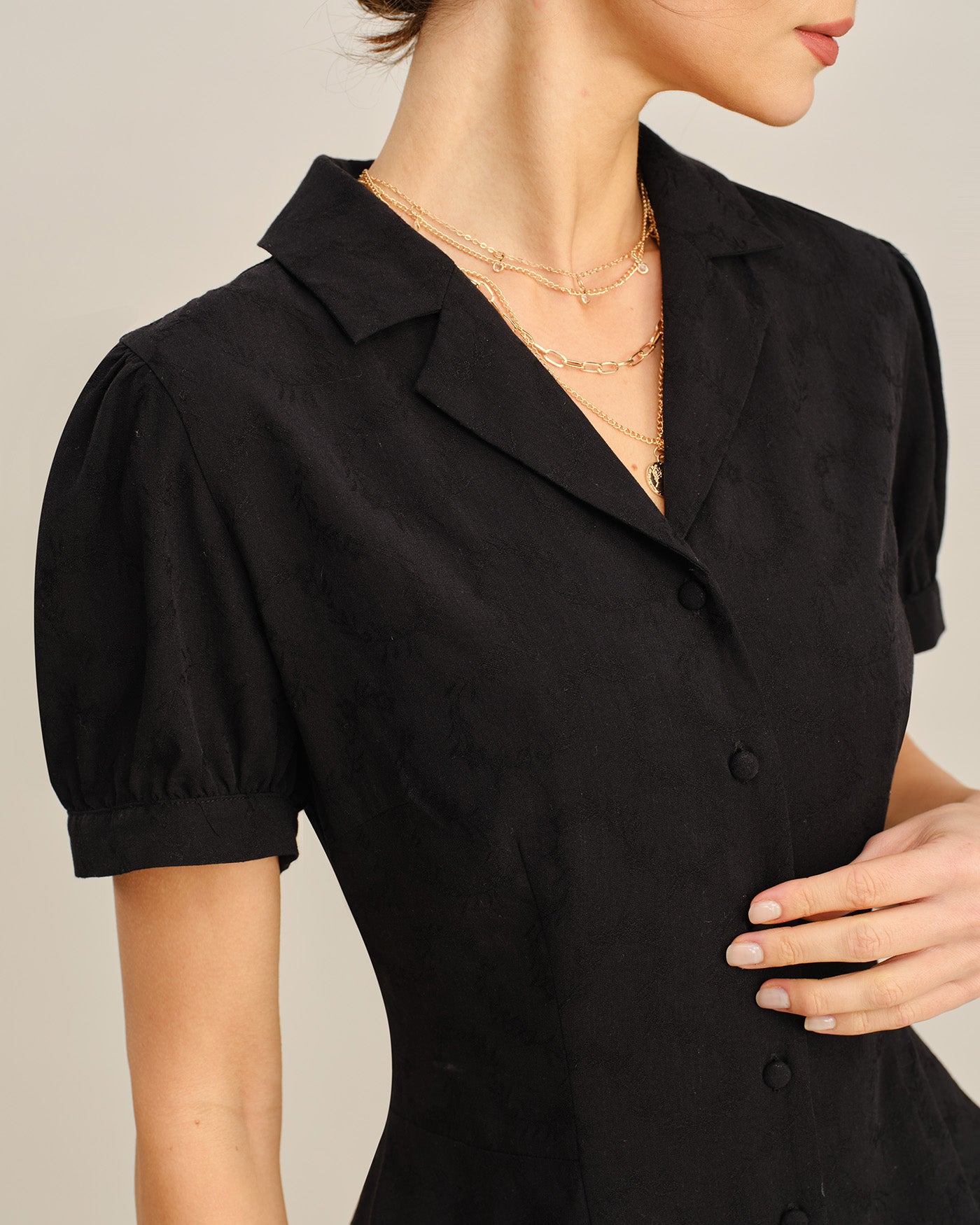 Women's Woven Cotton Blouses Tops - RIHOAS
